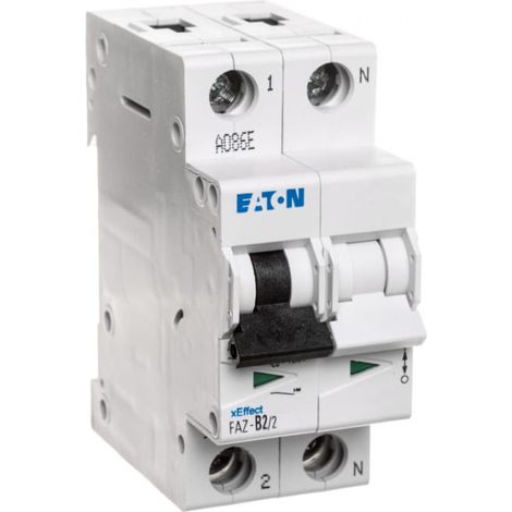 Interruttore magnetotermico 1P+NB 2A 15kA AC FAZ B2/1N 278636