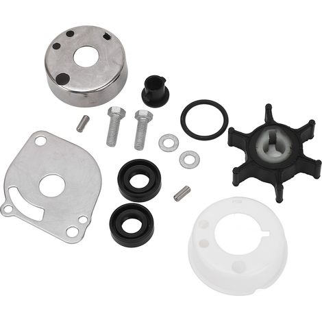 Kit de réparation de turbine de pompe à eau 14 pièces, haute efficacité et haute performance, 6A1 W0078 02, convient aux moteurs deux temps de 2 CV. (1/5)
