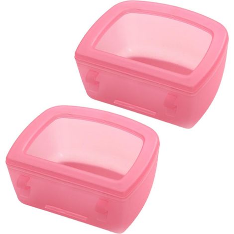2 bols suspendus, pp, anti-déversement, pour cage, chien chat (1/5)