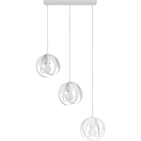 Sollux Lighting Tulos Plafonnier Suspension Bar, Blanc, 3x E27 (1/5)