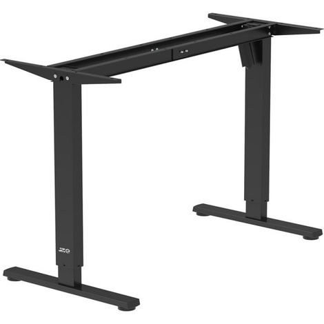 Escritorio eléctrico de altura regulable Ergo Office, altura máx. 1160 mm, máx. - 80 kg, sin tablero, negro, ER-400 B (1/5)