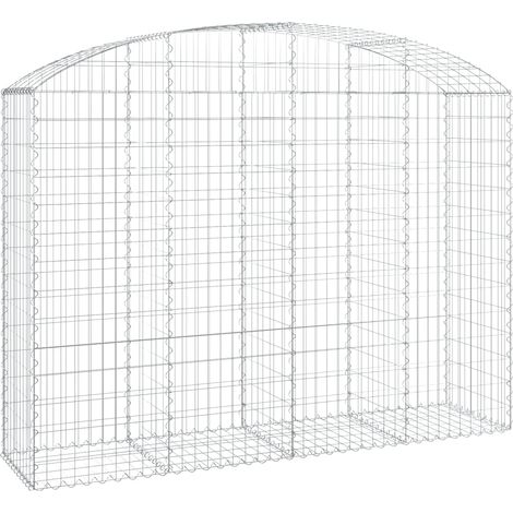 Maison Exclusive - Gabione mit Hochbogen 200x50x140/160 cm Verzin