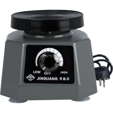 Plaque vibrante pour plâtre, oscillateur dentaire 4" pour plâtre, vibrateur électrique 220 V 100 W, vitesse réglable, plaque vibrante ronde pour plâtre, vibrateur dentaire pour le mélange du plâtre et