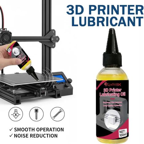 Schmierstoff für 3D-Drucker, Gleitlager, Gewindespindeln, Spezialschmierstoffe für Linearführungen, Oxidations- und Rostschutz