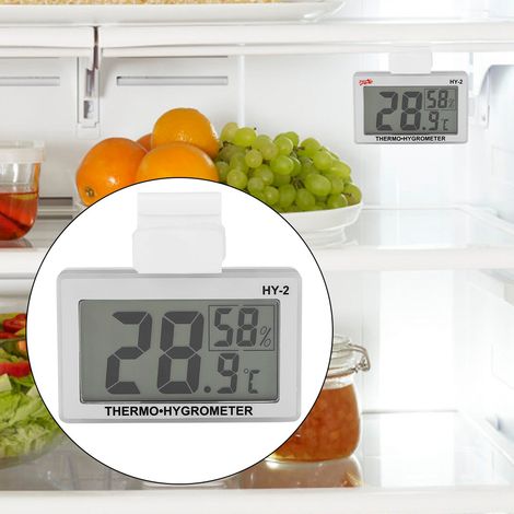 Digitales Thermometer und Hygrometer für Aquarien, für den Innen- und Außenbereich. (1/5)