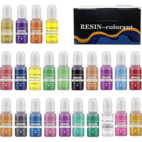 Farbstoff für Epoxidharz (10 ml), ideal zum Einfärben von Harz und Klebstoff.