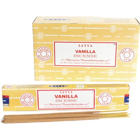 Encens Satya 15g - Vanille- Vendu par 1