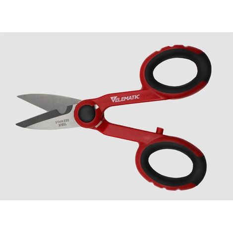 PL FORBICI P/ELETTRICISTA LAME DIRITTE INOX