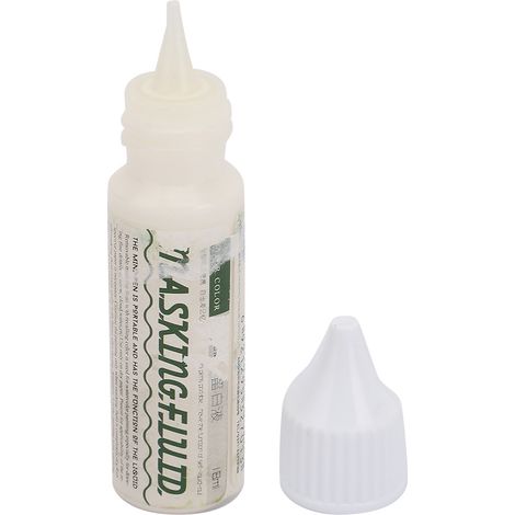 Médium aquarelle Hite, liquide de masquage en flacon, gel de masquage, liquide couvrant pour peinture (1/3)