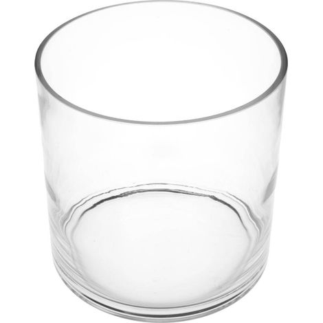 Vaso cilindrico in vetro H18cm - Atmosphera créateur d'intérieur