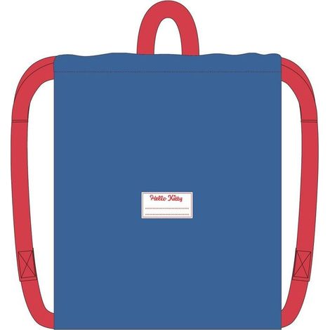 Borsa da palestra Hello Kitty da 33 cm con tracolla regolabile e chiusura con cerniera