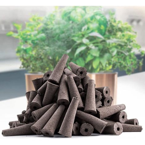 Lot de 50 éponges de croissance de rechange, pour système hydroponique, compatible avec système hydroponique, système hydroponique en intérieur (1/4)