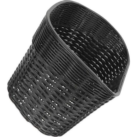 Panier avant de vélo, en plastique noir, durable et résistant aux rayures, panier à légumes de cuisine (1/5)