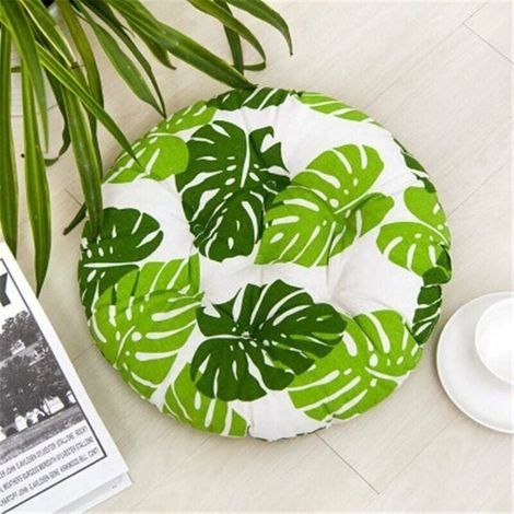 Coussins de siège 40x40cm, Coussins de Chaise pour intérieur et extérieurdécoration de mobilier de Jardin Coussins de Chaise. (Ronde) (1/4)