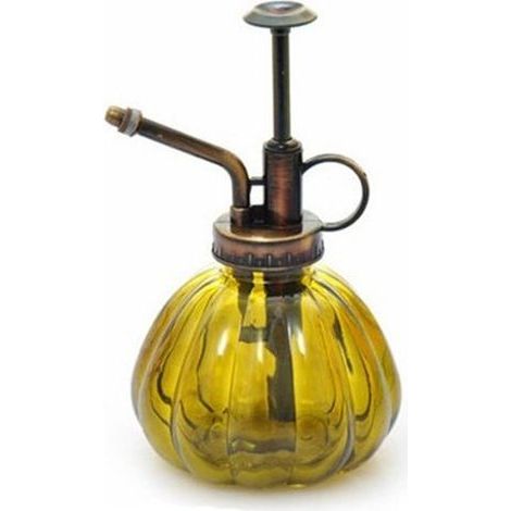 Vintage kleine Gießkanne Glas Werkzeuge Gartenflasche für Pflanzen Bonsai Blumen (gelb) (1/3)