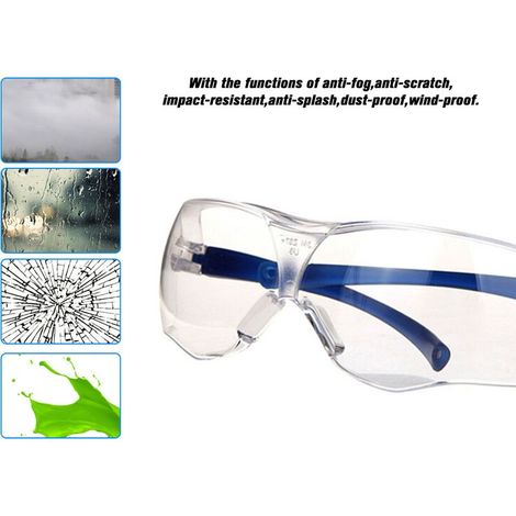 Schutzbrille 10434, klares Polycarbonat, beschlagfrei, stoß- und UV-beständig, leicht und komfortabel (1/5)
