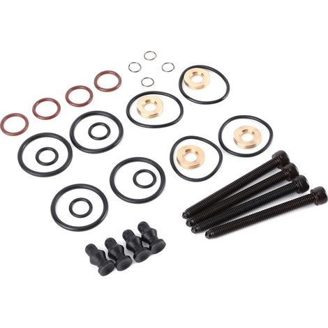 Kit de réparation 4 jeux de joints injecteur essence, joint d'étanchéité, bride et vis, référence 1417010997, compatible A2/A3/A4/A6. (1/5)