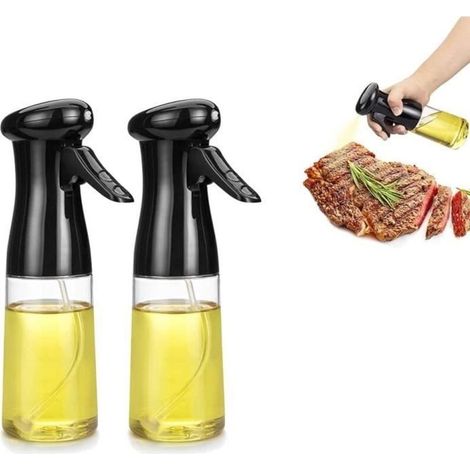 2 spruzzatori d'olio, flacone spray d'olio da 210 ml, spruzzatore d'olio, aceto, succo di limone per cucinare [25]