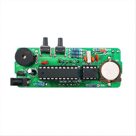 Kit Horloge Numérique 4 Chiffres DIY, Module Soudure Pratique avec Alarme, Cadran LED 7 Segments pour Apprentissage Électronique (1/5)
