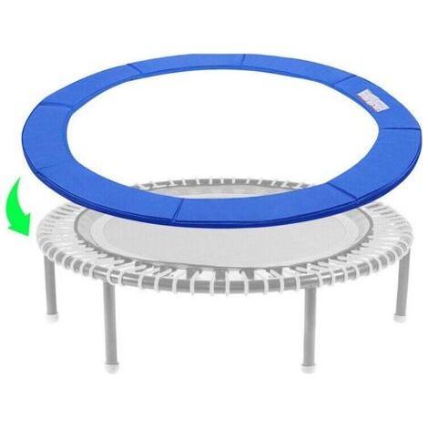 Trampoline bord couvre trampoline ressort housse de protection latérale ø305cm Bleu - Bleu (1/4)