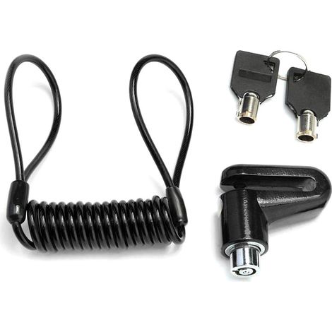 Antivol noir pour trottinette électrique, cadenas, antivol de disque + Sp