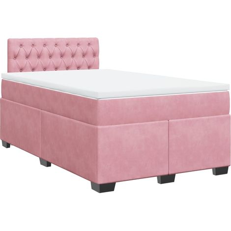 Maison Exclusive - Boxspringbett mit Matratze Rosa 120x190 cm Sam (1/5)