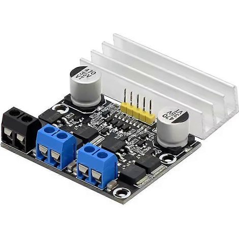 Zweikanaliges H-Brücken-3V-18V-10A-Gleichstrommotorsteuermodul, PWM-Drehzahlregler, Drehzahlregelung (1/5)