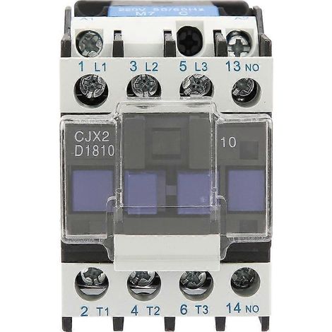 Contacteur CA industriel haute sensibilité CJX2-1810, 220 V, 18 A (1/4)