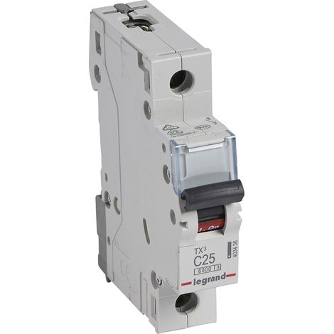 Disjoncteur 1p C 25a Tx3 - 25a - 1 Pôle - Sécurité - Protection