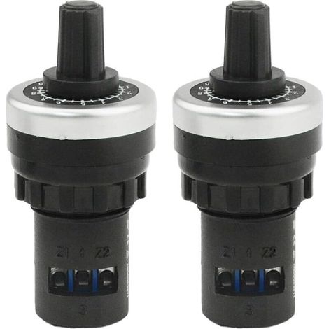 Lot de 2 potentiomètre rotatif LA42DWQ-22 22 mm 10 K Ohm à vitesse variable (10 K) (1/4)