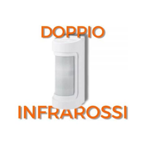 Optex  sensore esterno filare doppio PIR esterno 12m 90° - VXS-AM