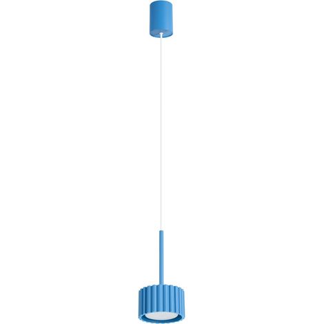 Lámparas colgantes AURA azul claro aluminio 1xGx53 Sollux (1/2)