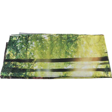 Rideaux occultants imprimés forêt pour balcon, chambre, salon, fenêtre 150 x 166 cm (1/5)