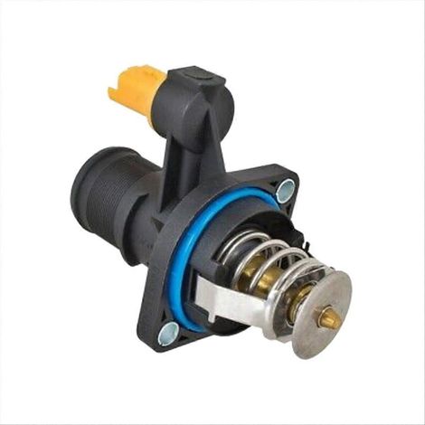Boîtier de thermostat pour système de refroidissement moteur, pièce de rechange auto, remplacement direct, compatible avec divers modèles, matériau robuste, régulation thermique optimale. (1/5)