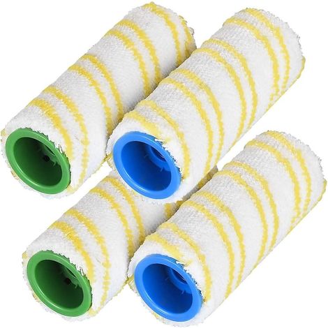 Lot de 4 rouleaux de rechange pour Karcher FC7, FC3, FC5, FC3D, accessoire 2.055-006.0 (1/5)
