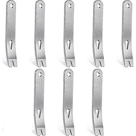 Kit d'outils de survie avec 8 mini couteaux de pied, ensemble de 8 pièces, en acier inoxydable.-AquaForge (1/5)
