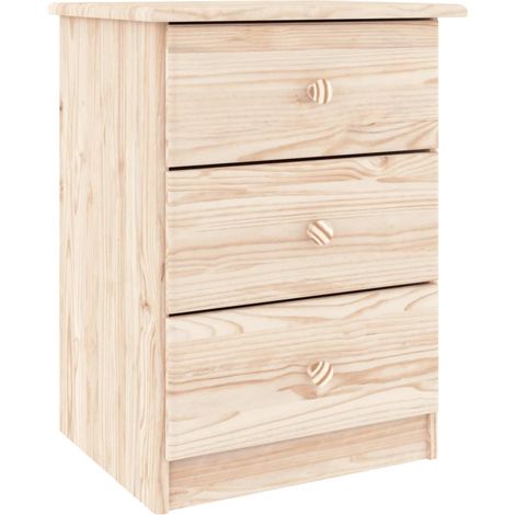Maison Exclusive - Nachttisch ALTA Natur 41x35x55,5 cm Massivholz