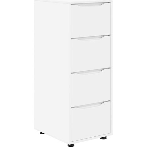 Maison Exclusive - Armadio Bianco 40 x 48 x 105 cm Legno multistrato (1/5)