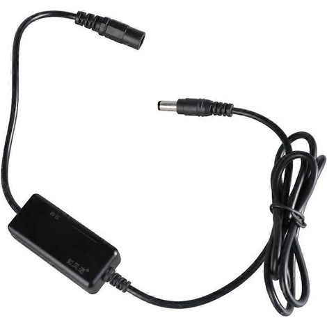 Abwärtswandler-Netzadapterkabel DC 5,5 x 2,1 mm Buchse auf Stecker, 8-stufig einstellbar