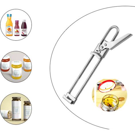 Ouvre-boîte acier inoxydable pour camping et cuisine 13.6 cm (1/4)