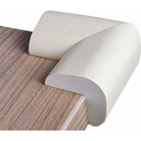 Mesa de bebé de esquina, protección infantil, anticolisión, para madres y bebés (tamaño grande, 773,5 cm, 12 unidades) (1/4)