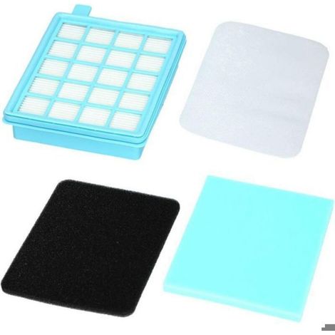 Filtre Aspirateur - Pour Philips Power Pro Active Compact - Compatible FC8470 FC8471 FC8472 FC8473 FC8630 FC8631 FC8632 FC8635 FC8515 FC8516 FC8517 FC8518 - Lot De 4 (1/4)