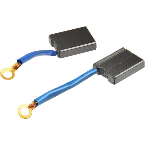 Charbons pour meuleuse geko G85306 5.5x15x19 mm pack de 2 (1/2)
