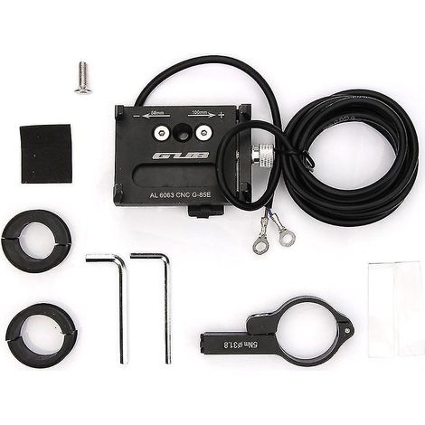 Support de téléphone portable 12 V pour moto ou vélo avec chargeur USB et fixation sur guidon (1/4)