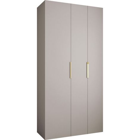 Armario Hartford 573, Cachemira, 246x120x42cm, Puertas de armario: Con bisagras, Número de estantes: 6 (1/5)