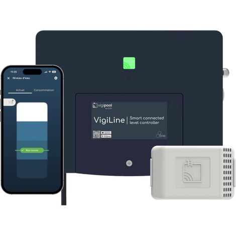 VigiLine - Régulateur de niveau connecté pour piscine à skimmer (1/4)