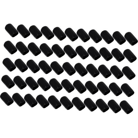 embouts ronds noirs en vinyle pour meubles d ext rieur prot (1/5)