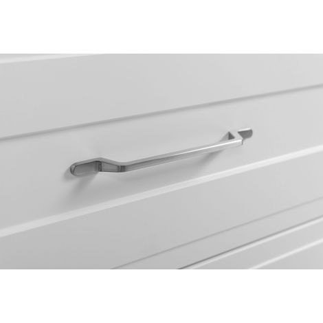 Classic Möbelgriff - 257 mm - Silberfarbenes gebürstetes Metall - Modernes und elegantes Design (1/5)