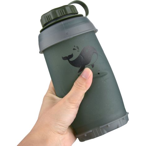 750 ml faltbare TPU-Wasserflasche, robust und leicht, ideal für Camping, Wandern, Trekking und Klettern (1/5)