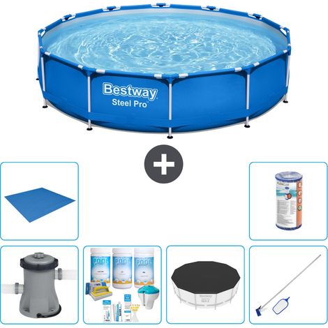 Bestway Piscina Bestway Steel Pro Rotonda - 366x76 cm - 8-pezzi  S21595